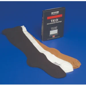Anti-embolism Stocking T.E.D.™ Knee High Large / Regular White Closed Toe