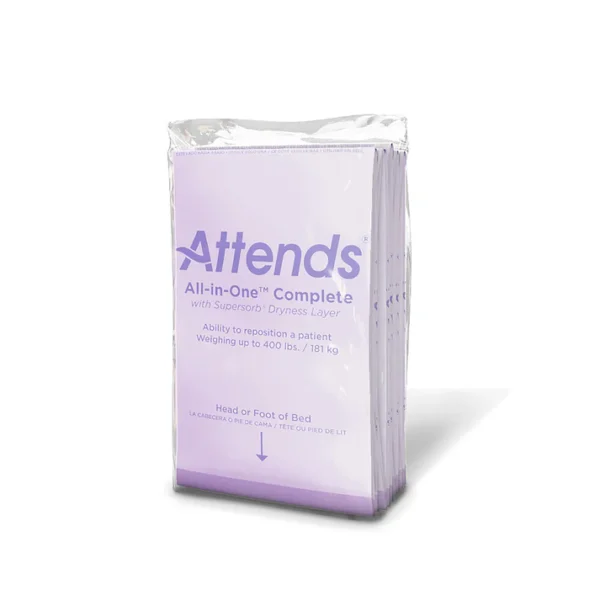 Disposable Underpad Attends® Supersorb™ Maximum 30 X 36 Inch Dry-Lock® Core Heavy Absorbency - Image 3