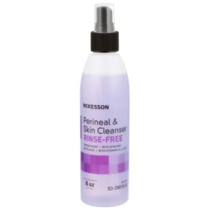 Rinse-Free Perineal Wash McKesson Liquid 8 oz. Pump Bottle Fresh Scent